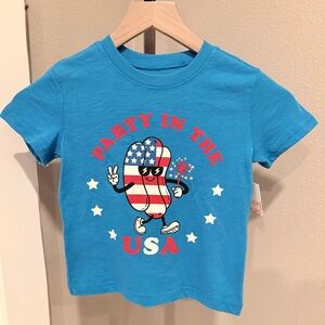 Party in the USA patriotic red white and blue toddler tshirt 🇺🇸 4th of July